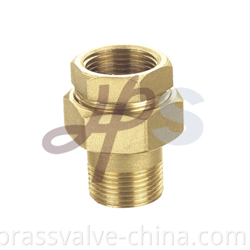 Brass Mxf Straight Union H859a